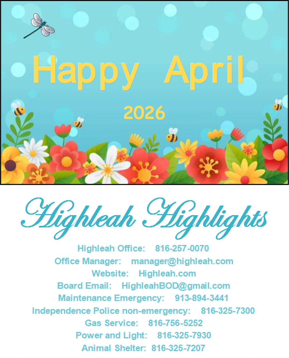 Highleah newsletter