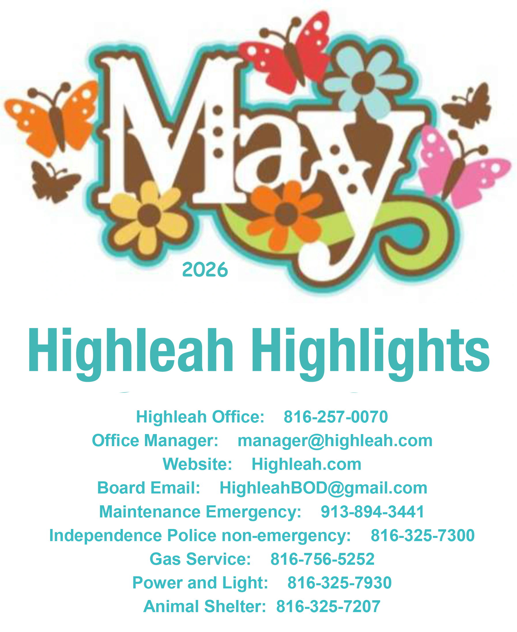 Highleah Newsletter